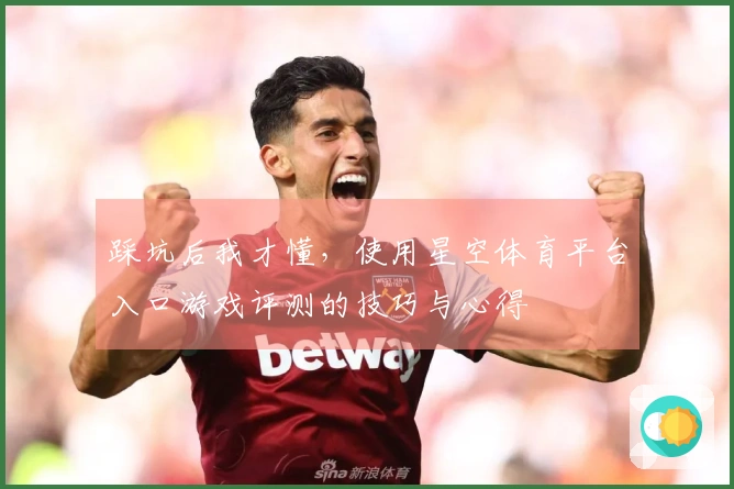 踩坑后我才懂，使用星空体育平台入口游戏评测的技巧与心得